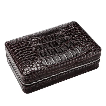 HONEST Cedar Wood Cigar Humidor Box Travel Crocodile Pattern Leather Cigar Case Cigars Box with Solid Cigars Protective Smoking
HONEST Cedar Wood Cigar Humidor Box Travel Crocodile Pattern Leather Cigar Case Cigars Box with Solid Cigars Protective Smoking