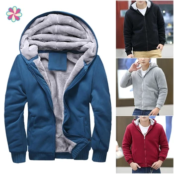 Fleece Men's Sweatershirt Zipper Jacket Spring And Autumn Winter Jacket Men's Cotton Jacket W118
Fleece Men's Sweatershirt Zipper Jacket Spring And Autumn Winter Jacket Men's Cotton Jacket W118