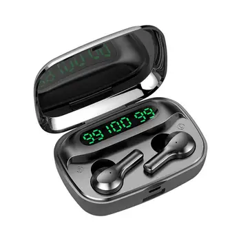 R3 Bluetooth V5.0 Touch Earphone TWS True Wireless IPX7 Waterproof Dual Earbuds Headset 2000mAh Battery LED Display Charge Case
R3 Bluetooth V5.0 Touch Earphone TWS True Wireless IPX7 Waterproof Dual Earbuds Headset 2000mAh Battery LED Display Charge Case
