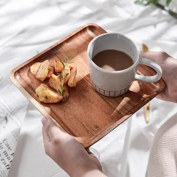 Creative Acacia Wooden Tray Household Rectangular Coffee Breakfast Bread Plate Fruit Plate Export Wooden Tableware
Creative Acacia Wooden Tray Household Rectangular Coffee Breakfast Bread Plate Fruit Plate Export Wooden Tableware