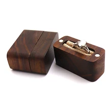 Wedding Magnetic Ring Holder Wood Ring Box with Detachable Lid for Proposal Walnut Engagement Ring Holder with Burlap Inside
Wedding Magnetic Ring Holder Wood Ring Box with Detachable Lid for Proposal Walnut Engagement Ring Holder with Burlap Inside