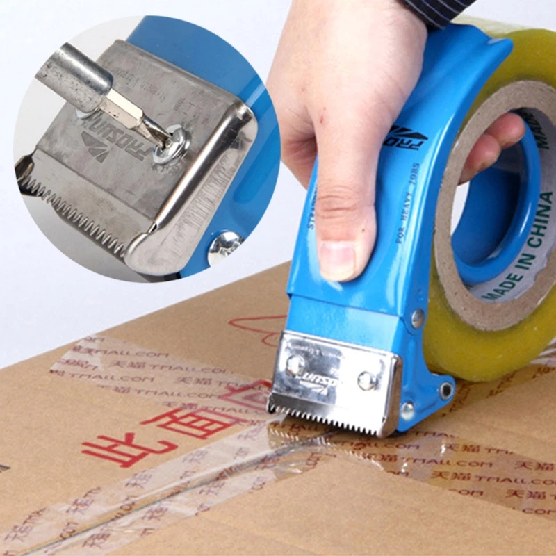 Tape Cutter Dispenser Manual Sealing Device Baler Carton Sealer Width 48mm/1.89in Packager Cutting Machine Easy To Operate
Tape Cutter Dispenser Manual Sealing Device Baler Carton Sealer Width 48mm/1.89in Packager Cutting Machine Easy To Operate