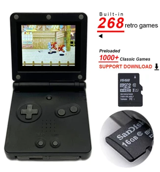 NEW Mini Handheld Game Player 32 Bit Built-in 1268 Classic Games 3.0inch Mini Pocket Retro Game Console 16GB TF card Best Gift 
NEW Mini Handheld Game Player 32 Bit Built-in 1268 Classic Games 3.0inch Mini Pocket Retro Game Console 16GB TF card Best Gift
