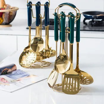 6Pc Nordic Light Luxury Kitchenware Set Stainless Steel Cooking Spoon Shovel Creative Ceramic Handle Kitchen Utensils
6Pc Nordic Light Luxury Kitchenware Set Stainless Steel Cooking Spoon Shovel Creative Ceramic Handle Kitchen Utensils