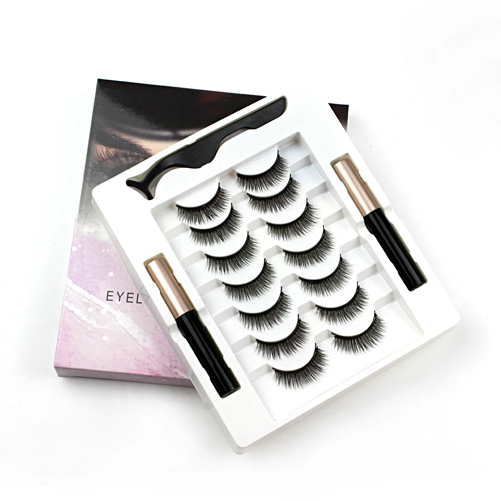 Reusable Magnetic Eyelashes with Eyeliner Kit Easy to Apply No Glue Needed, 7pairs The cilia Short and Long Eyelashes Set
Reusable Magnetic Eyelashes with Eyeliner Kit Easy to Apply No Glue Needed, 7pairs The cilia Short and Long Eyelashes Set