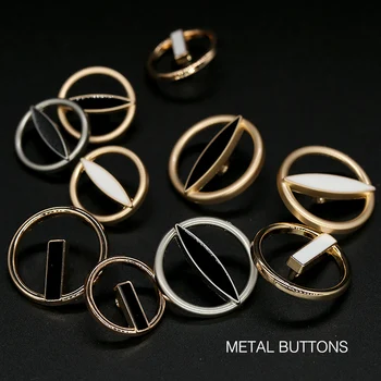 6pcs 20mm 25mm Hollow Brand Golden Buttons for Women Decorative Clothing Garment Metal Snap Sewing Accessories Apparel Fashion
6pcs 20mm 25mm Hollow Brand Golden Buttons for Women Decorative Clothing Garment Metal Snap Sewing Accessories Apparel Fashion