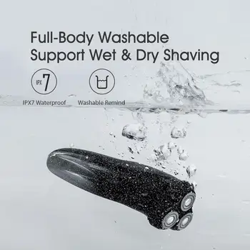 Xiaomi 3D Electric Shaver Original Rechargeable Electric Beard Trimmer Portable Wet-Dry Dual Use Washable Men Beard Razor 
Xiaomi 3D Electric Shaver Original Rechargeable Electric Beard Trimmer Portable Wet-Dry Dual Use Washable Men Beard Razor