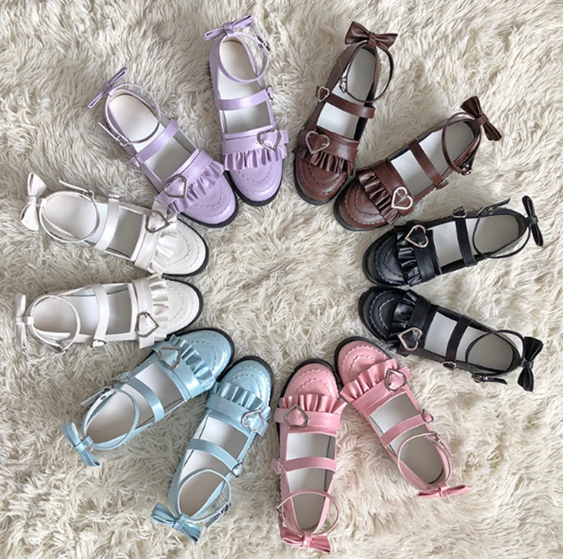 cute lace ruffle love kawaii shoes loli cosplay Japanese student sweet lolita shoes vintage round head low heel women shoes
cute lace ruffle love kawaii shoes loli cosplay Japanese student sweet lolita shoes vintage round head low heel women shoes