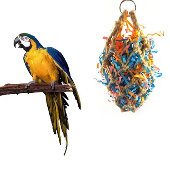 Jute Paper Strips Bird Chew Toy for Pet Parrot Budgie Parakeet Cockatiel Conure Lovebird Finch Canary Cockatoo
Jute Paper Strips Bird Chew Toy for Pet Parrot Budgie Parakeet Cockatiel Conure Lovebird Finch Canary Cockatoo