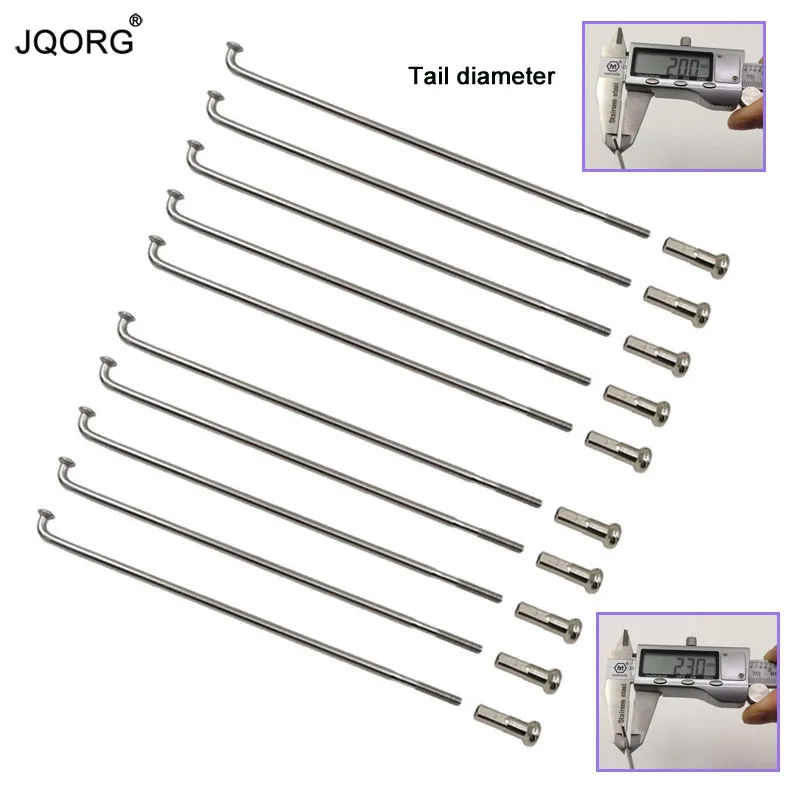Material 304 Stainless Steel J-bend Diameter 2.3 mm - 2.0 mm Butted Electric Bike Spokes Lighting Sliver Color Bicycle Spokes
Material 304 Stainless Steel J-bend Diameter 2.3 mm - 2.0 mm Butted Electric Bike Spokes Lighting Sliver Color Bicycle Spokes