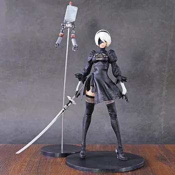 Hot Game NieR: Automata 2B Yorha No. 2 Type B & Pod Robot DX Version PVC Figure Model Toy Doll
Hot Game NieR: Automata 2B Yorha No. 2 Type B & Pod Robot DX Version PVC Figure Model Toy Doll