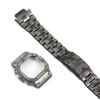 Titanium Alloy Camouflage Pattern Super Light DW5600/5610 Watchband Bezel/Case Strap Watch Set
Titanium Alloy Camouflage Pattern Super Light DW5600/5610 Watchband Bezel/Case Strap Watch Set