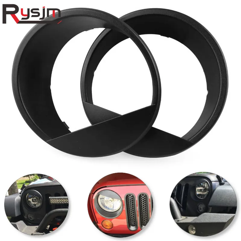 For Jeep Wrangler JK 2007-2018 2 & 4 DOOR MODELS Front Light 7" Led Headlight Angry Bird Style Trim Cover Plastic ABS
For Jeep Wrangler JK 2007-2018 2 & 4 DOOR MODELS Front Light 7" Led Headlight Angry Bird Style Trim Cover Plastic ABS
