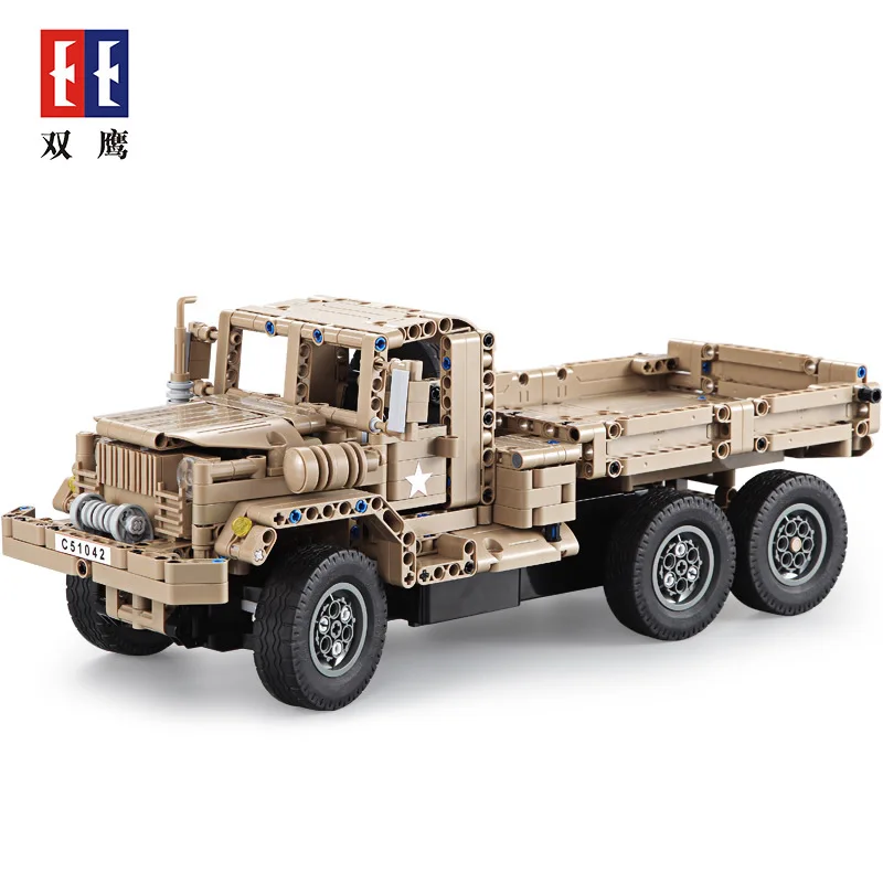 Double e C51042 Military Trucks Rechargeable Toy Car Children'S Educational Assembled Granule Unit Blocks on Wheels Electric Rem
Double e C51042 Military Trucks Rechargeable Toy Car Children'S Educational Assembled Granule Unit Blocks on Wheels Electric Rem