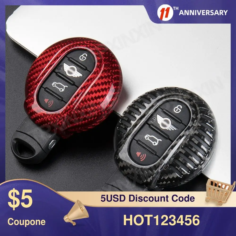 Carbon Fiber TPU Car Key Cover Case Protective Shell For Mini Cooper F54 F55 F56 F60 with Key Car Styling Accessories
Carbon Fiber TPU Car Key Cover Case Protective Shell For Mini Cooper F54 F55 F56 F60 with Key Car Styling Accessories