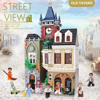 4030PCS City Street view The MOC Old tavern Town Pub Set Assembly Toys Model Building Blocks Bricks Kids Christmas Gift
4030PCS City Street view The MOC Old tavern Town Pub Set Assembly Toys Model Building Blocks Bricks Kids Christmas Gift
