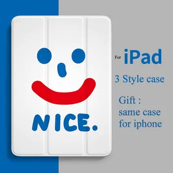 Simple Smile Smart Cover case For iPad Pro 9.7 6th 7th 11 air 10.5 12.9 10.2 Mini4 5 2019 Tablet Case with or no pencil holder
Simple Smile Smart Cover case For iPad Pro 9.7 6th 7th 11 air 10.5 12.9 10.2 Mini4 5 2019 Tablet Case with or no pencil holder