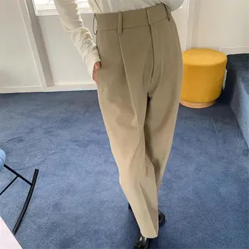 HziriP Casual Pleated Solid Texture Pockets High Waist 2020 New Leisure Large Size Office Lady Loose All Match Pencil Trousers
HziriP Casual Pleated Solid Texture Pockets High Waist 2020 New Leisure Large Size Office Lady Loose All Match Pencil Trousers