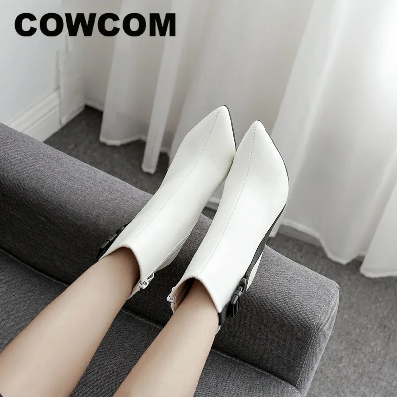 COWCOM 2019 Women Point Toe Boots High Heels Short Boots Fall and Winter Pointy Stilettos High Heels Big Size 42 woman ZL-335-1
COWCOM 2019 Women Point Toe Boots High Heels Short Boots Fall and Winter Pointy Stilettos High Heels Big Size 42 woman ZL-335-1