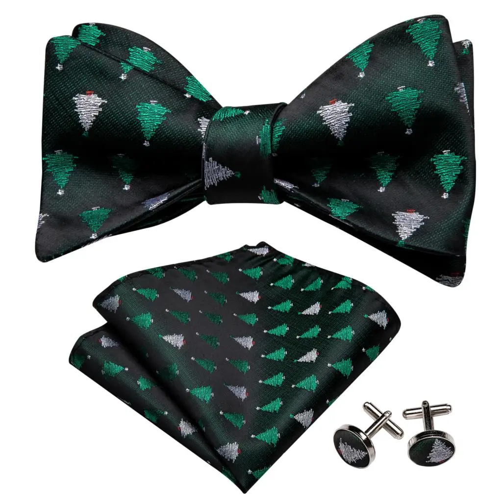 Green Christmas Tree Tie for Men Silk Self-tie Bow for Party Designer Bowtie Set Handkerchief Cufflinks Fashion Bow Barry.Wang
Green Christmas Tree Tie for Men Silk Self-tie Bow for Party Designer Bowtie Set Handkerchief Cufflinks Fashion Bow Barry.Wang