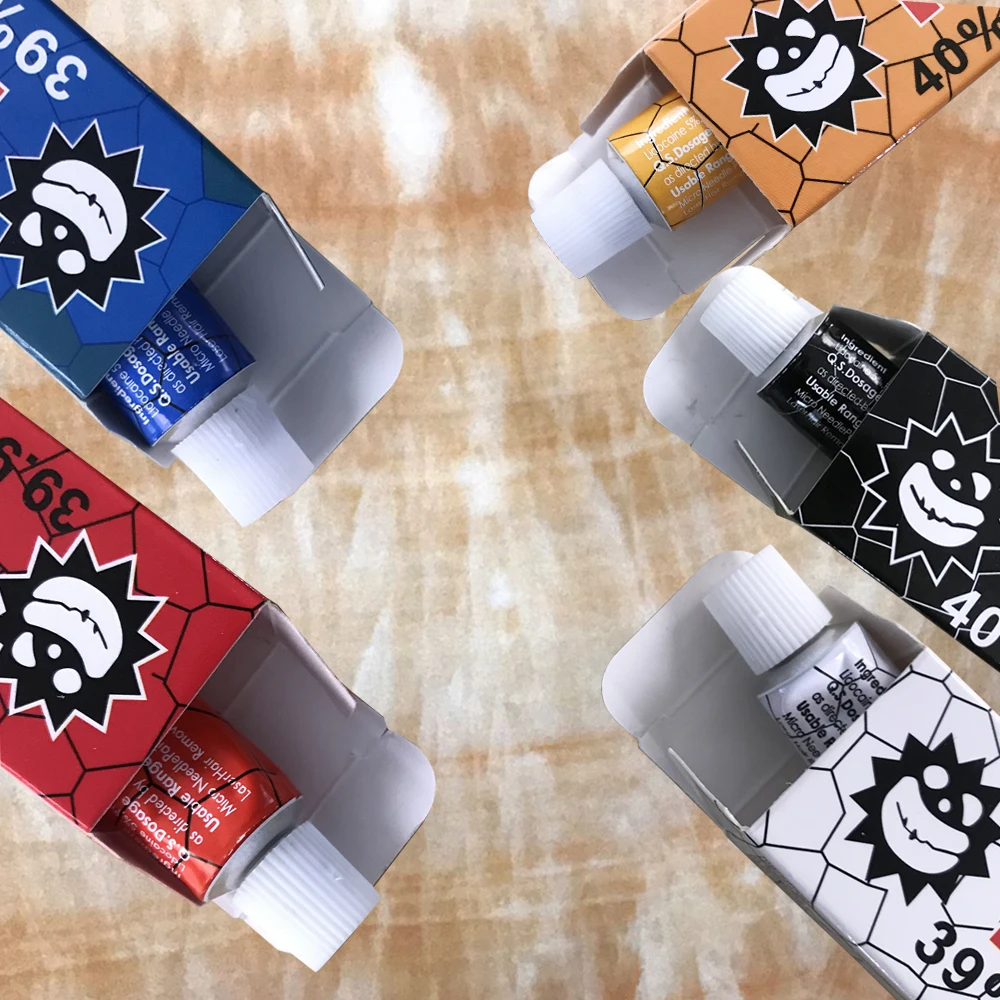 40% yellow RED Before Tattoo Cream Assistance Piercing Painless Permanent makeup Body Eyebrow Eyeliner Lips Pain Reliever 10g
40% yellow RED Before Tattoo Cream Assistance Piercing Painless Permanent makeup Body Eyebrow Eyeliner Lips Pain Reliever 10g