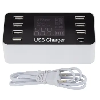 8 Port LCD Multi Fast USB Charger Quick Charge 3.0 Multiple USB Phone Charging Station Universal USB HUB Charger QC 3.0
8 Port LCD Multi Fast USB Charger Quick Charge 3.0 Multiple USB Phone Charging Station Universal USB HUB Charger QC 3.0