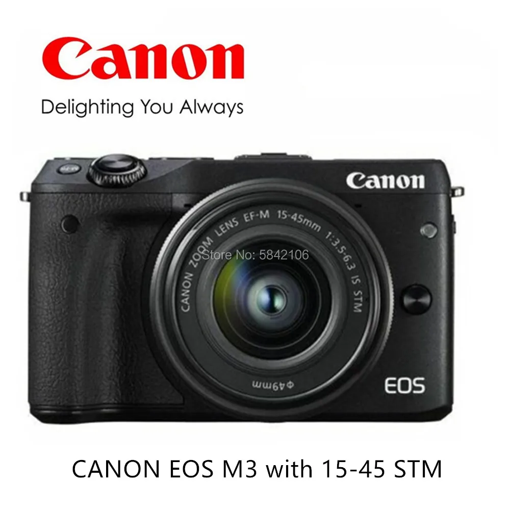Фото 99% new Canon M3 Compact System Camera with 15-45mm IS STM Lens/black | Электроника