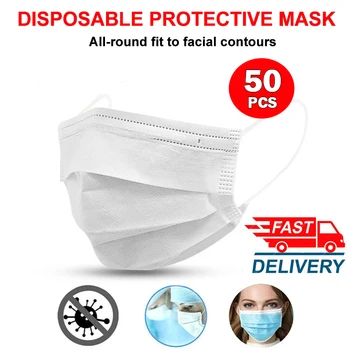 3 Layer Disposable Facial Mouth Masks Elastic Earloop Face Mask Anti-fog Dust Breathable PM2.5 White Facial Protective Masks
3 Layer Disposable Facial Mouth Masks Elastic Earloop Face Mask Anti-fog Dust Breathable PM2.5 White Facial Protective Masks