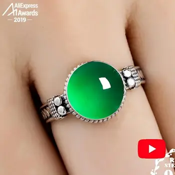 10*10mm 6.18 Sale S925 Sterling Silver Australia Emerald Rings Jade moldevite Chinatown oriental Retro Chalcedony Jade
10*10mm 6.18 Sale S925 Sterling Silver Australia Emerald Rings Jade moldevite Chinatown oriental Retro Chalcedony Jade