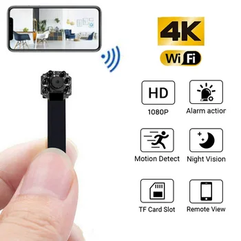 4K Night View HD Portable WiFi IP Mini Camera P2P Wireless Micro Camcorder Video Recorder Support Remote View TF Card
4K Night View HD Portable WiFi IP Mini Camera P2P Wireless Micro Camcorder Video Recorder Support Remote View TF Card