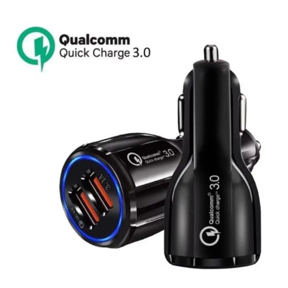 3.1A Dual USB Charger Car Charger QC3.0 Quick Charging For iPhone Huawei Xiaomi Samsung Mobile Phone Tablet Fast Charger
3.1A Dual USB Charger Car Charger QC3.0 Quick Charging For iPhone Huawei Xiaomi Samsung Mobile Phone Tablet Fast Charger