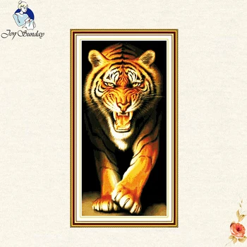 Joy sunday tiger tiger Embroidery Patterns Cross Stitch Needlework Home decoration Chinese Counted Patterns Kits gift
Joy sunday tiger tiger Embroidery Patterns Cross Stitch Needlework Home decoration Chinese Counted Patterns Kits gift