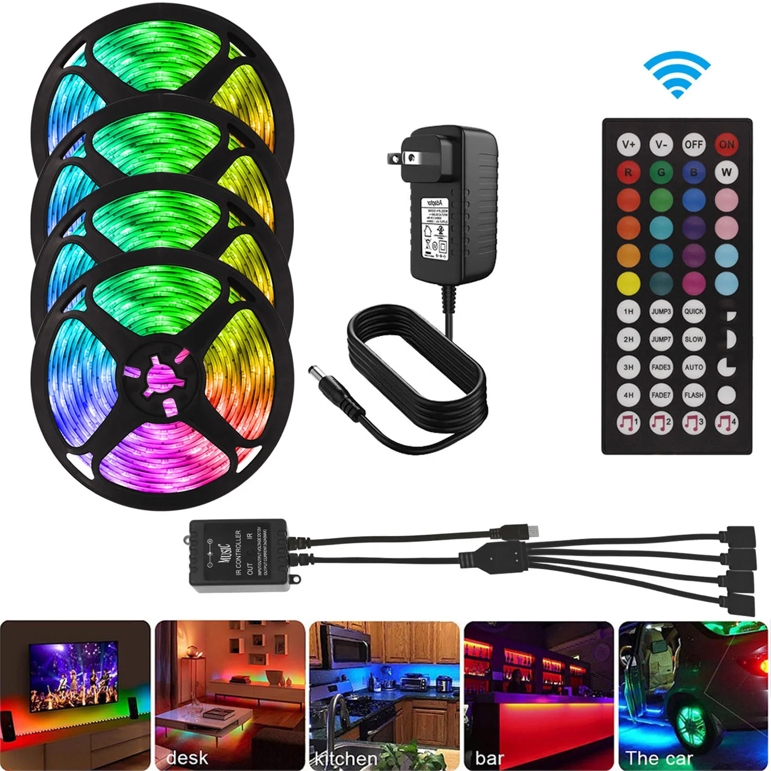 RGB LED Strip 5050 Music Sync Color Changing 5m Flexible Neon LED Light Ribbon RGB Tape Room Decor DC12V Waterproof Fairy Lights
RGB LED Strip 5050 Music Sync Color Changing 5m Flexible Neon LED Light Ribbon RGB Tape Room Decor DC12V Waterproof Fairy Lights