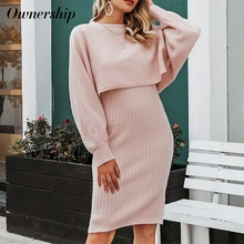 2021 Women Solid Knitted Two Piece Set Casual Long Sleeve Round Neck Slim Tops High Waist Irregular Elegant Skirts Suit Autumn
2021 Women Solid Knitted Two Piece Set Casual Long Sleeve Round Neck Slim Tops High Waist Irregular Elegant Skirts Suit Autumn