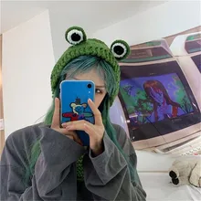 Winter Skullies 2020 Women Frog Hat Crochet Knitted Hat Costume Beanie Hats Cap Women Gift Baby Anime Hat Photography Prop Party
Winter Skullies 2020 Women Frog Hat Crochet Knitted Hat Costume Beanie Hats Cap Women Gift Baby Anime Hat Photography Prop Party