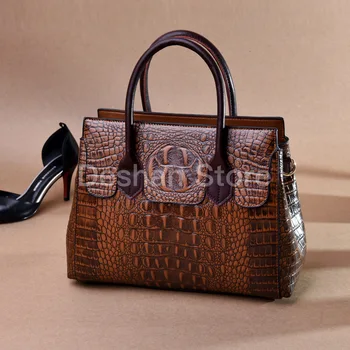 Vintage Crocodile Genuine Leather Bags Handbag Luxury Designer Women Crossbody Shoulder Bag High Quality Really Cow Tote 1225
Vintage Crocodile Genuine Leather Bags Handbag Luxury Designer Women Crossbody Shoulder Bag High Quality Really Cow Tote 1225