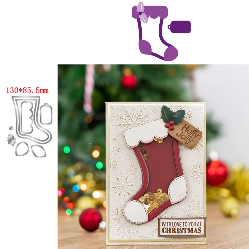 Christmas Sock Leaf Holly Jolly Letter Metal Cutting Dies Scrapbooking Shaker Paper DIY Cards Crafts Embossing Die Cuts New 2019
Christmas Sock Leaf Holly Jolly Letter Metal Cutting Dies Scrapbooking Shaker Paper DIY Cards Crafts Embossing Die Cuts New 2019