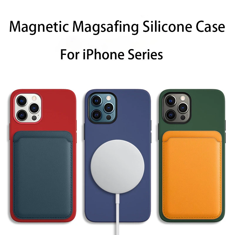 Official Mag Safe Magnetic Case For iPhone 12 Pro Case Luxury Liquid Silicone Cover For iPhone 12 Pro Max Mini Case Soft Clear 
Official Mag Safe Magnetic Case For iPhone 12 Pro Case Luxury Liquid Silicone Cover For iPhone 12 Pro Max Mini Case Soft Clear