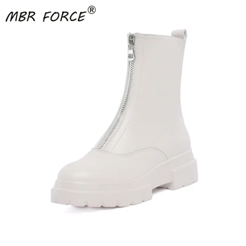 MBR FORCE 2020 Ankle Boots For Women White Zipper Thick bottom Platform Boot Women Autumn INS Hot Women Chunky Motorcycle Boots
MBR FORCE 2020 Ankle Boots For Women White Zipper Thick bottom Platform Boot Women Autumn INS Hot Women Chunky Motorcycle Boots