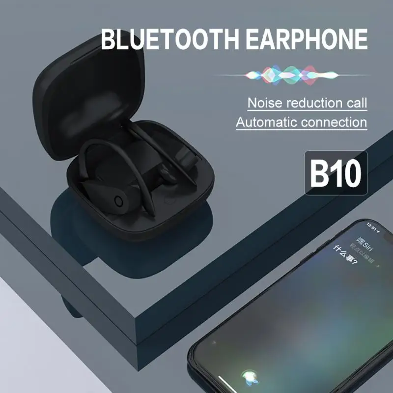 Sports Bluetooth 5.0 Earphone For Powerbeats Pro Bs10 Intelligent Noise Reduction Memory Waterproof Music Headset PTCS
Sports Bluetooth 5.0 Earphone For Powerbeats Pro Bs10 Intelligent Noise Reduction Memory Waterproof Music Headset PTCS
