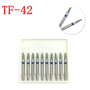 10pcs Dental Diamond Burs FG 1.6mm High Speed Drills for High Speed Handpiece Medium Dentistry Materials TF-42
10pcs Dental Diamond Burs FG 1.6mm High Speed Drills for High Speed Handpiece Medium Dentistry Materials TF-42