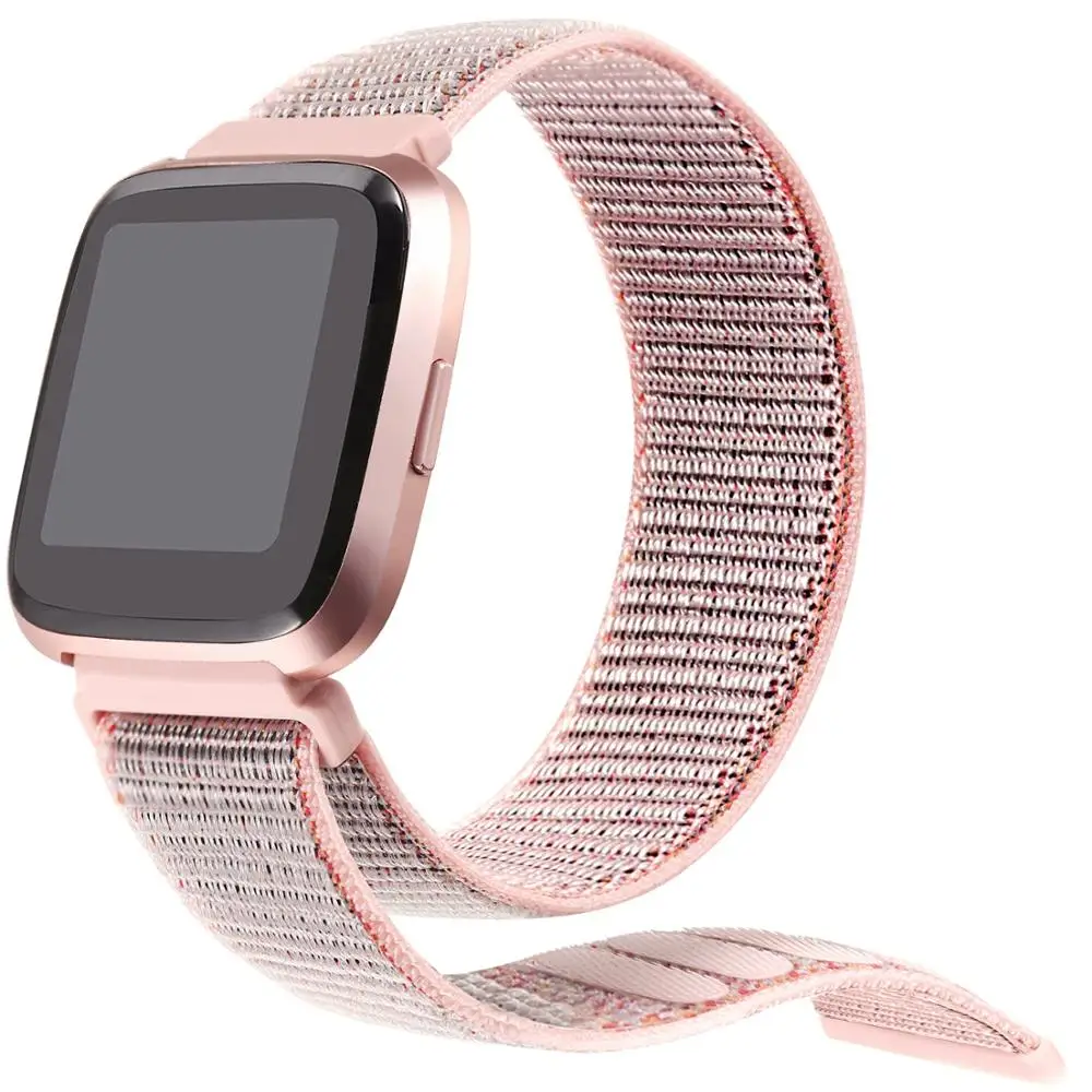 High Quality Woven Nylon Secure Adjustable Band For Fitbit Versa/Versa Lite Band Wristband Strap Bracelet Fit Bit Watch Straps
High Quality Woven Nylon Secure Adjustable Band For Fitbit Versa/Versa Lite Band Wristband Strap Bracelet Fit Bit Watch Straps