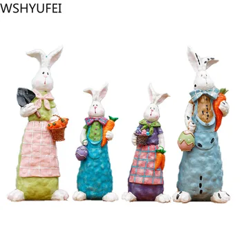 Nordic Resin rabbit Figurines miniature garden Crafts Modern Home Decor Accessories Living Room Desktop Decoration Gifts
Nordic Resin rabbit Figurines miniature garden Crafts Modern Home Decor Accessories Living Room Desktop Decoration Gifts