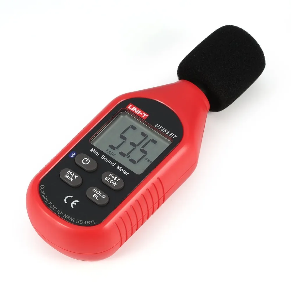 Bluetooth Digital LCD Mini Sound Level Meter Noise Audio Volume Detector Decibel Monitoring Tester 30-130dB
Bluetooth Digital LCD Mini Sound Level Meter Noise Audio Volume Detector Decibel Monitoring Tester 30-130dB
