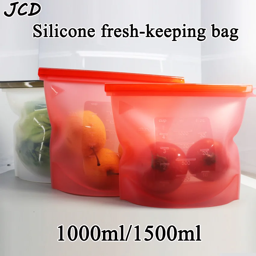 JCD 1000 1500ml Reusable Silicone Food Storage Bags BEST for Sandwich, Liquid, Snack, Lunch, Fruit, Freezer Airtight Seal
JCD 1000 1500ml Reusable Silicone Food Storage Bags BEST for Sandwich, Liquid, Snack, Lunch, Fruit, Freezer Airtight Seal