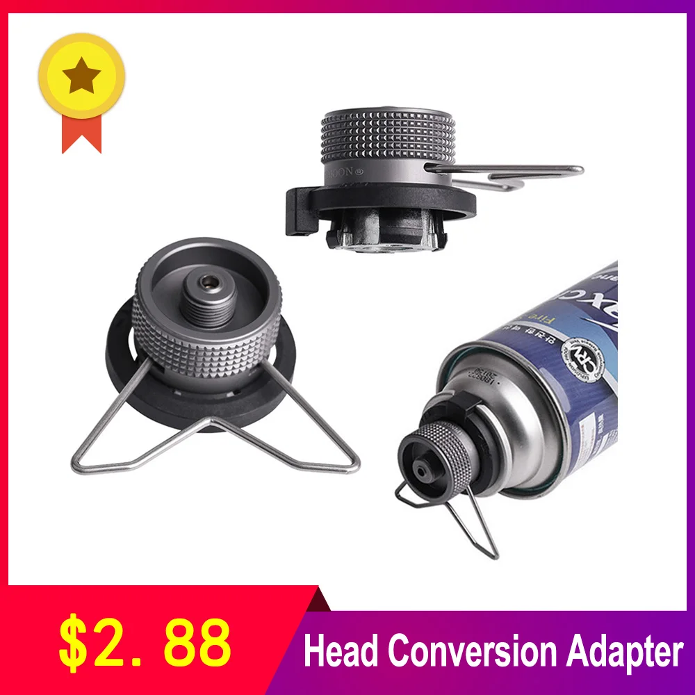 Gas Cartridge Head Conversion Adapter Nozzle Bottle Type Input Screw Type Lindal Valve Output Camping Cookware Stove Accessories
Gas Cartridge Head Conversion Adapter Nozzle Bottle Type Input Screw Type Lindal Valve Output Camping Cookware Stove Accessories