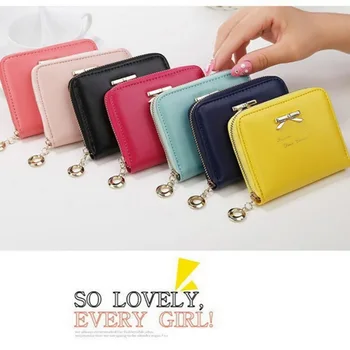 PUIMENTIUA Wallet Female Short For Coins New Cute Candy Bow Women Small Leather Wallets Zipper Purses Girls Lady Purse
PUIMENTIUA Wallet Female Short For Coins New Cute Candy Bow Women Small Leather Wallets Zipper Purses Girls Lady Purse