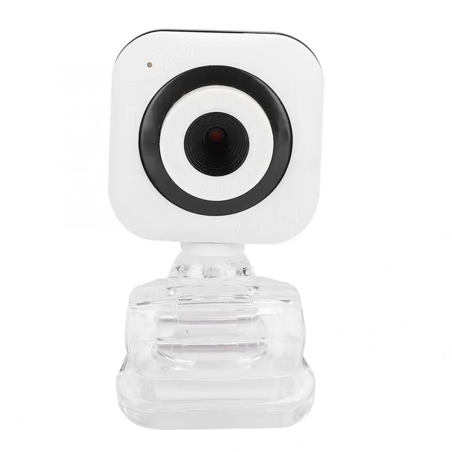 Built-in Microphone Computer Camera Webcam PC Accessory 480P White with Transparent Clip Webcam
Built-in Microphone Computer Camera Webcam PC Accessory 480P White with Transparent Clip Webcam