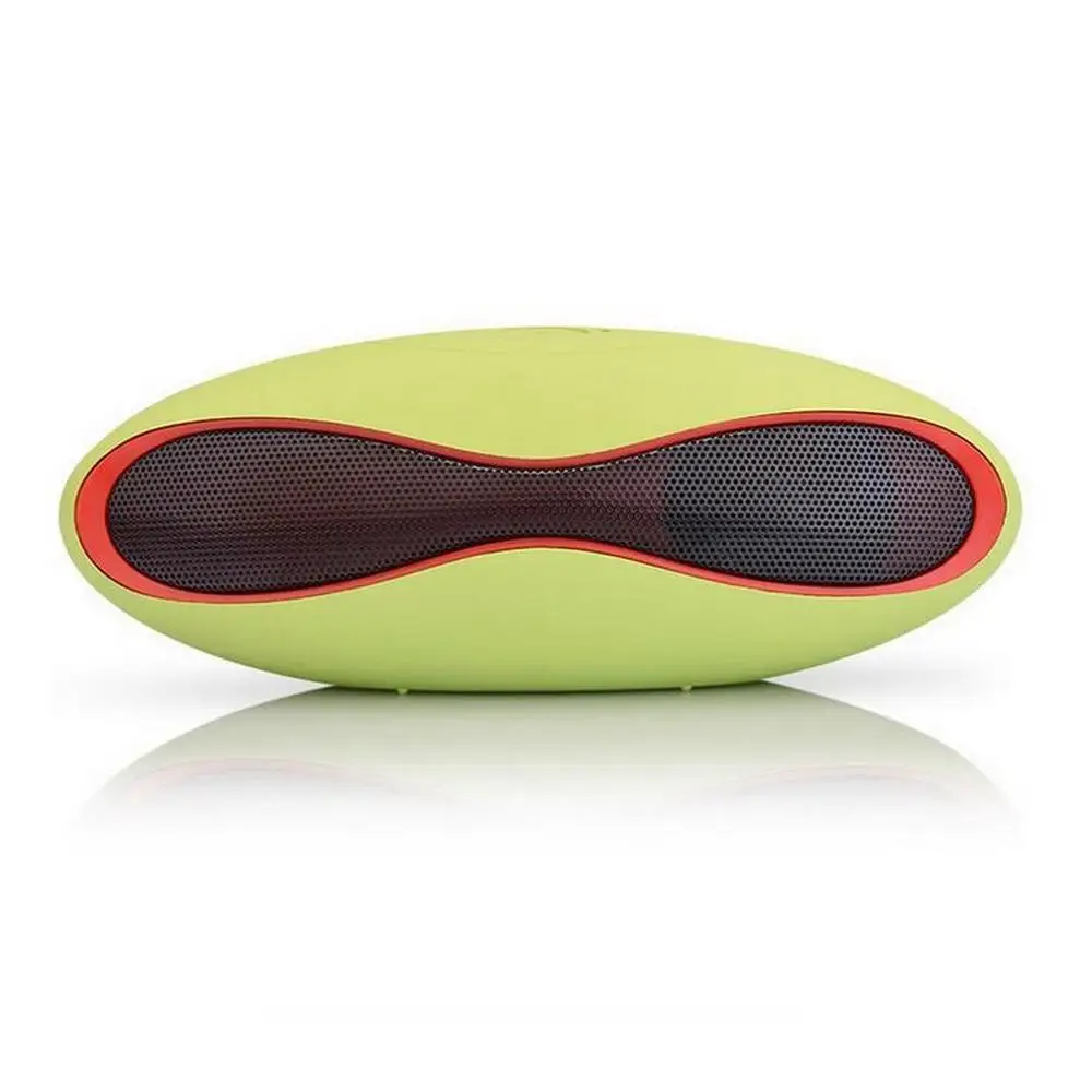 Rugby Mini Speaker Outdoor Portable Wireless Speaker Sound Support TF USB AUX - Green
Rugby Mini Speaker Outdoor Portable Wireless Speaker Sound Support TF USB AUX - Green