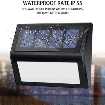 Outdoor 6LED Solar Power Stair Light Waterproof Garden Yard Street Lamp 
Outdoor 6LED Solar Power Stair Light Waterproof Garden Yard Street Lamp